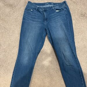 Old Navy Women's Straight Leg Blue Jeans